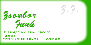 zsombor funk business card